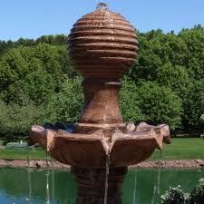 Large Tiered Ball Outdoor Fountain