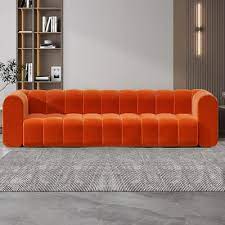 orange sofas loveseats you ll love