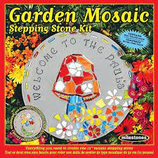 Mosaic Stepping Stone Kit Garden