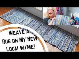 weave a rag rug with me on my new