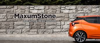maxumstone retaining wall stanton precast