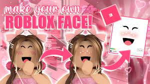 how to create your own roblox face for