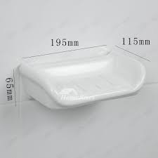 White Ceramic Tile Soap Dish Wall