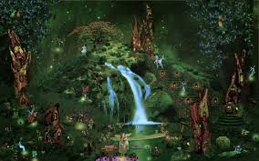 fairy garden background 2560x1600