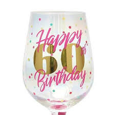 Top Shelf Decorative 60th Birthday Wine