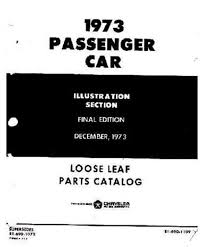 1973 mopar penger car parts list