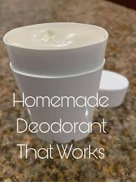 homemade deodorant that works