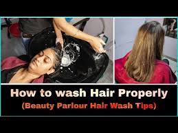 beauty parlour hairwash