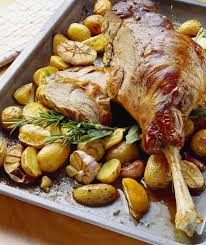 of lamb with oven roasted potatoes recipe