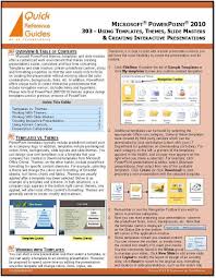Amazon Com Microsoft Powerpoint 2010 Quick Reference Guide