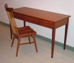 Shaker furniture is easily recognized by the tapered profile of the legs and the sleek, simple designs. Shaker Writing Desk Shaker Furniture Bissellwoodworking Com