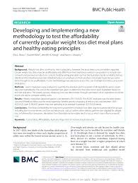meal plans and healthy eating principles