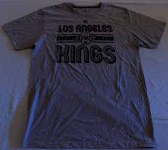 Details About La Los Angeles Kings T Shirt Large Gray Established In 1967 Logo Collection Nhl