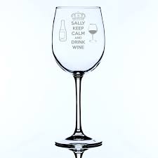Keep Calm And Drink Wine Personalised