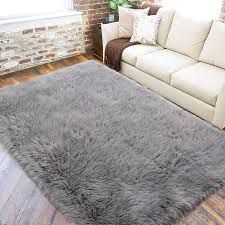 fluffy fur rug