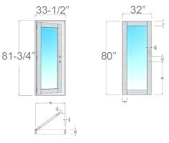 Bifold Sizes Door Rough Opening For Doors Chart Internal Uk