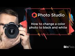 change a color photo to black and white