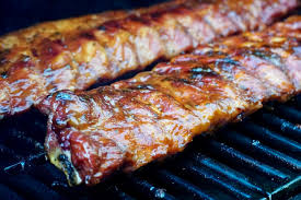 pork ribs with bbq sauce weekend at