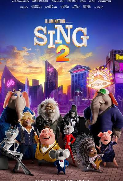 Sing 2 (2021) Hollywood Dual Audio [Hindi + English] Full Movie HD ESub