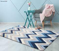 blue breeze hand tufted rug 72 x