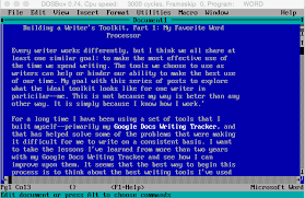Building A Writers Toolkit Part 1 My Favorite Word Processor