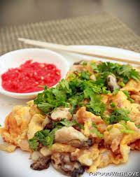 oyster omelette or chien