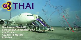 Thai Airways B772 Royal Silk Class Tg 431 Bangkok Bkk To
