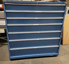 blue steel modular storage cabinet
