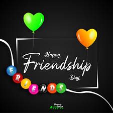 friendship day background with