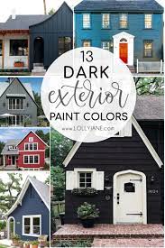 Trending Dark Exterior Paint Colors