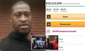 On may 25, 2020, my life shattered as i learned of. Gofundme For George Floyd Tops 10 Million As The Nation Voices Outrage Over His Killing Daily Mail Online