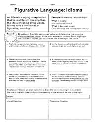 These are the worksheets from excellent esl 4u that are all about idioms. Idioms List For Primary School School Style
