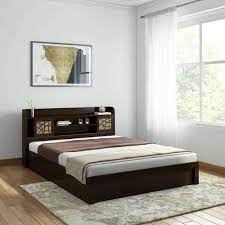 Modern Queen Size Wooden Bed