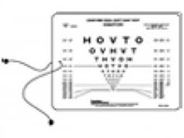 Hotv Eye Test Chart For Near Distance Single Sided From