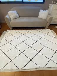 thick non slip nordic minimalist carpet