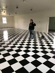 solid black floor tile l stick