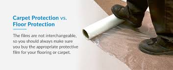 carpet protection film self adhesive