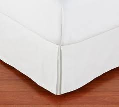 Basic Pleated Cotton Bed Skirt