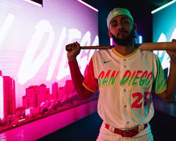 Image of San Diego Padres City Connect uniforms