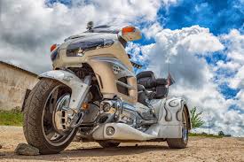 trike honda goldwing motorcycle on