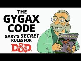 The visor scanned my retinas and the system prompted me to speak my new pass phrase: Gary Gygax How To Discuss