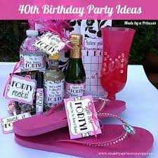 40th Birthday Party Set Made By A Princess gambar png