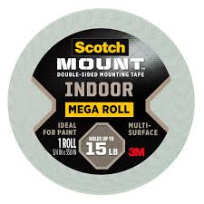 scotch indoor double sided mounting
