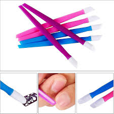 plastic cuticle pusher nail art