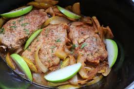 easy slow cooker pork chops with apples