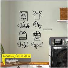 Wall Sticker Wash Laundry