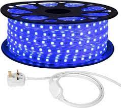15m 240v Led Strip Lights Blue 1500
