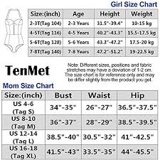 Tenmet 2pcs Baby Girls Mommy And Me Matching Family Swimsuit
