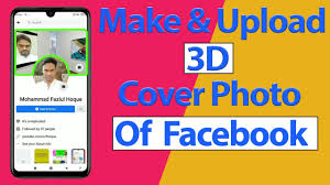 upload 3d cover photo of facebook