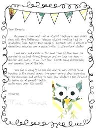 Teacher Letter To Parents Template Metabots Co